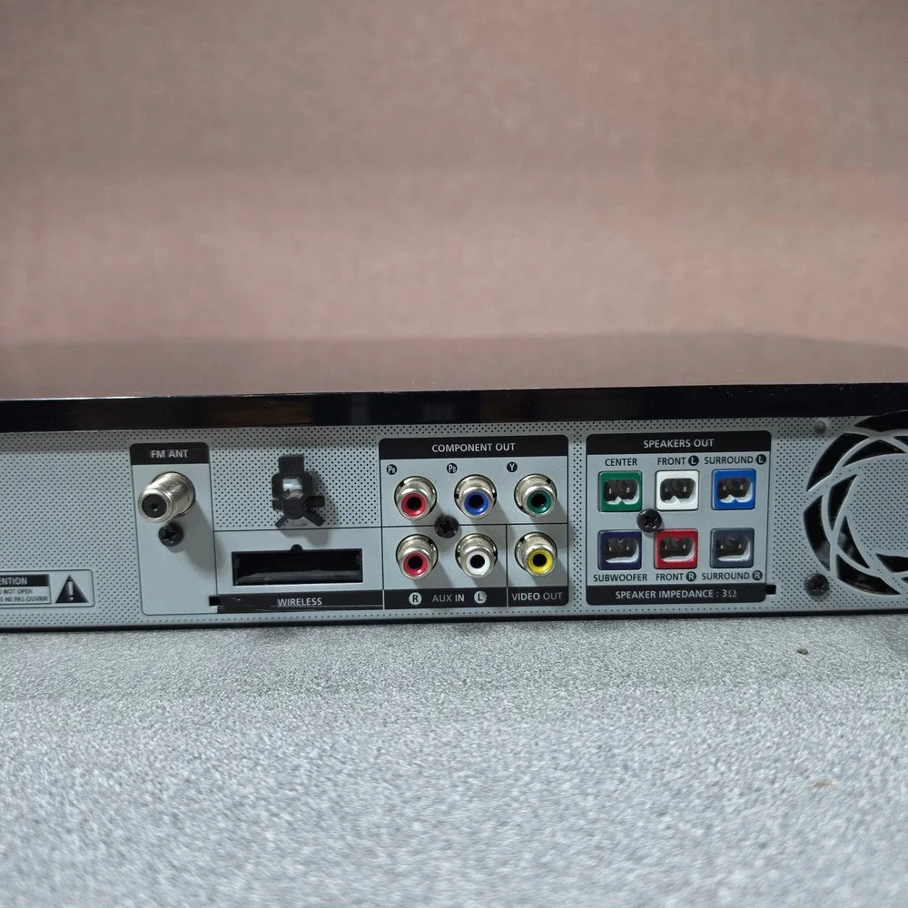 Samsung Blu-ray 3D Home Theater Receiver Black HT-D5500 Works